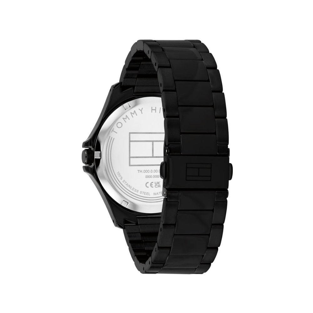 Tommy Hilfiger Men's Bruce Black Stainless Steel Watch