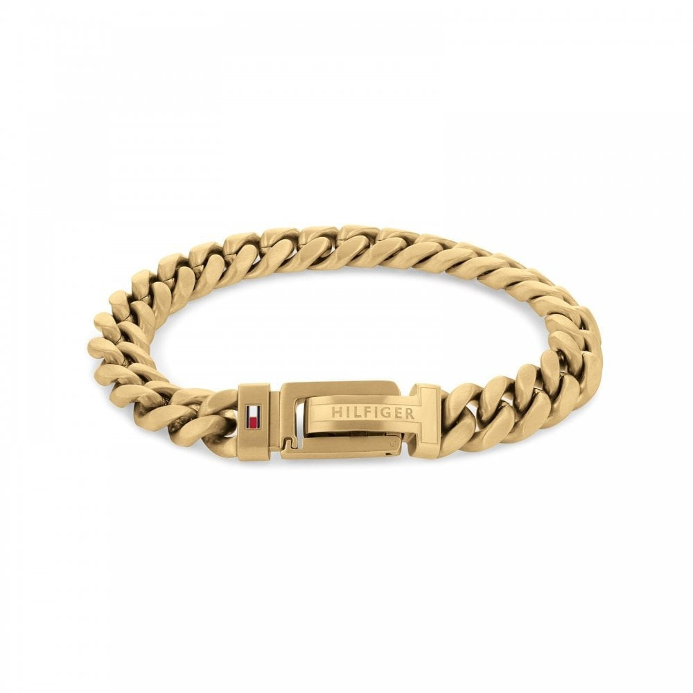 Tommy Hilfiger Men's Gold-Toned Chain Bracelet