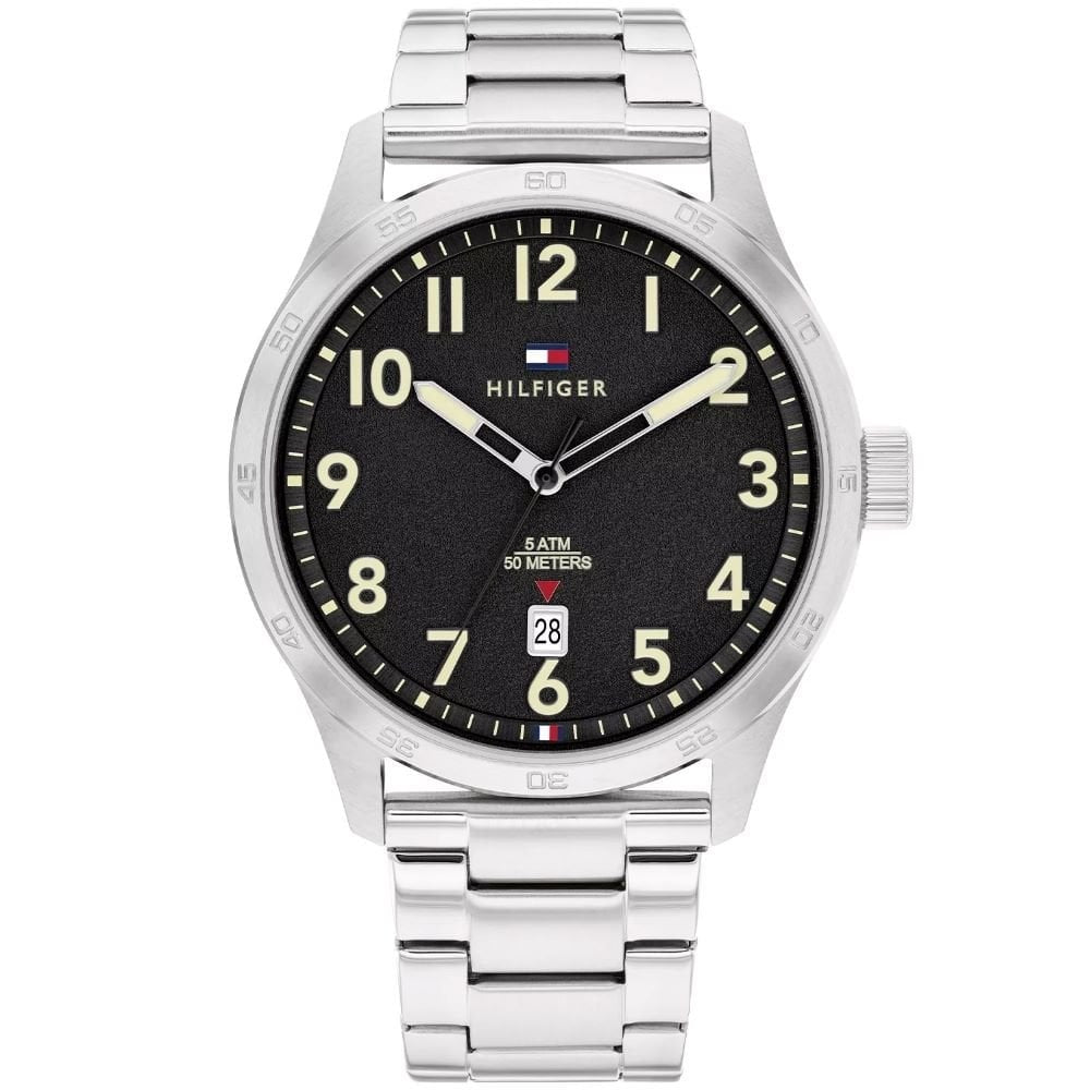 Tommy Hilfiger Mens Forrest Stainless Steel Watch 