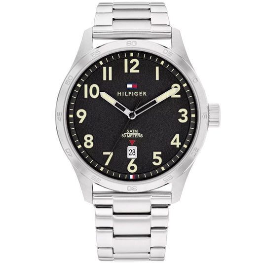 Tommy Hilfiger Mens Forrest Stainless Steel Watch 