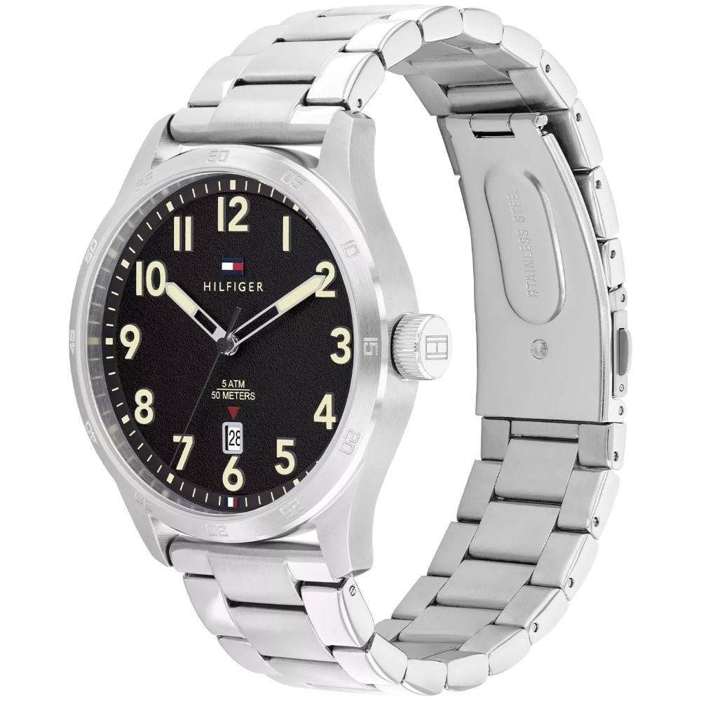 Tommy Hilfiger Mens Forrest Stainless Steel Watch 