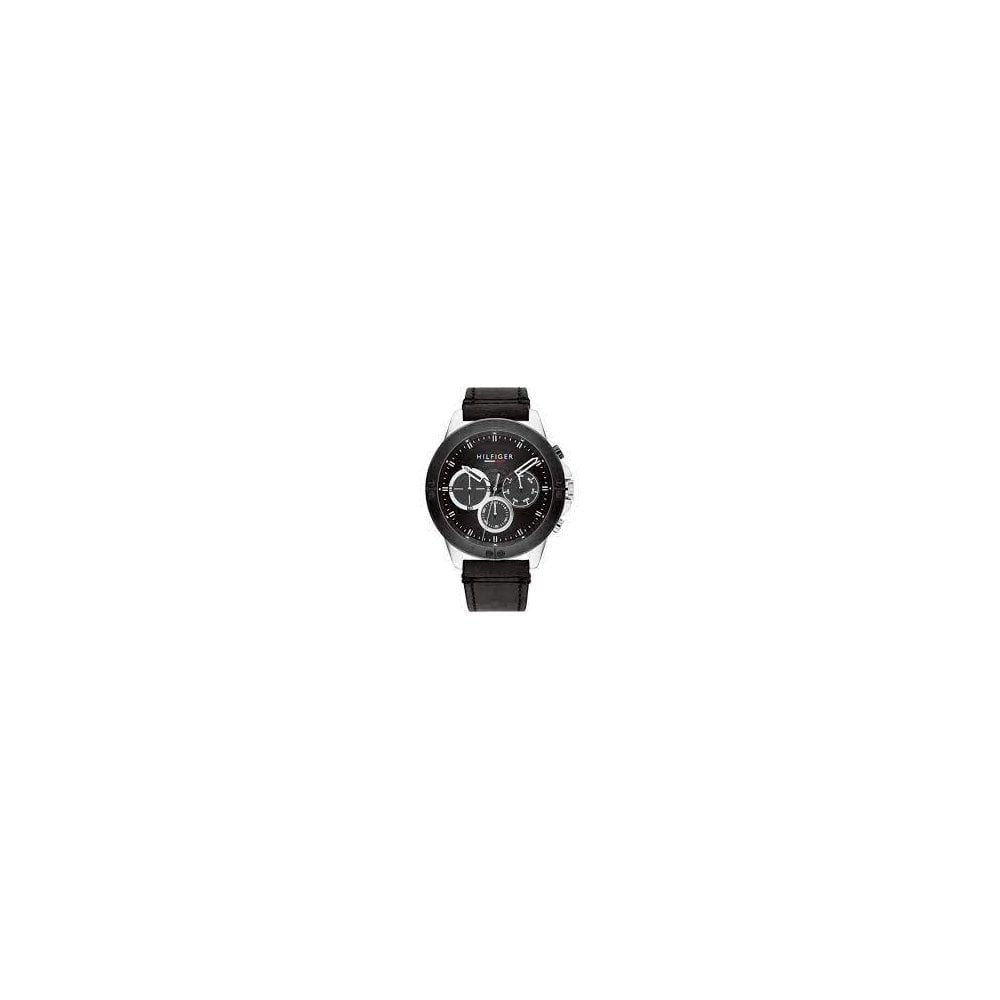 Tommy Hilfiger Mens Harley Watch, Black