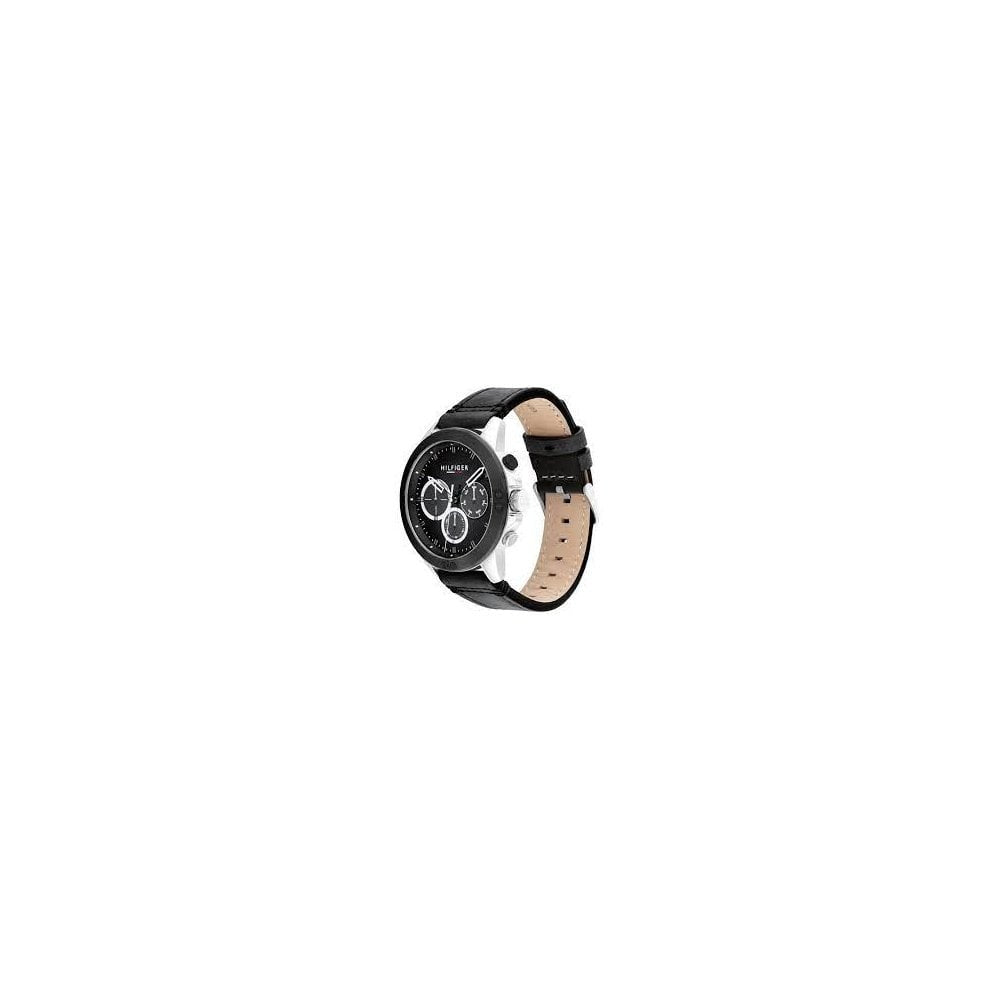 Tommy Hilfiger Mens Harley Watch, Black