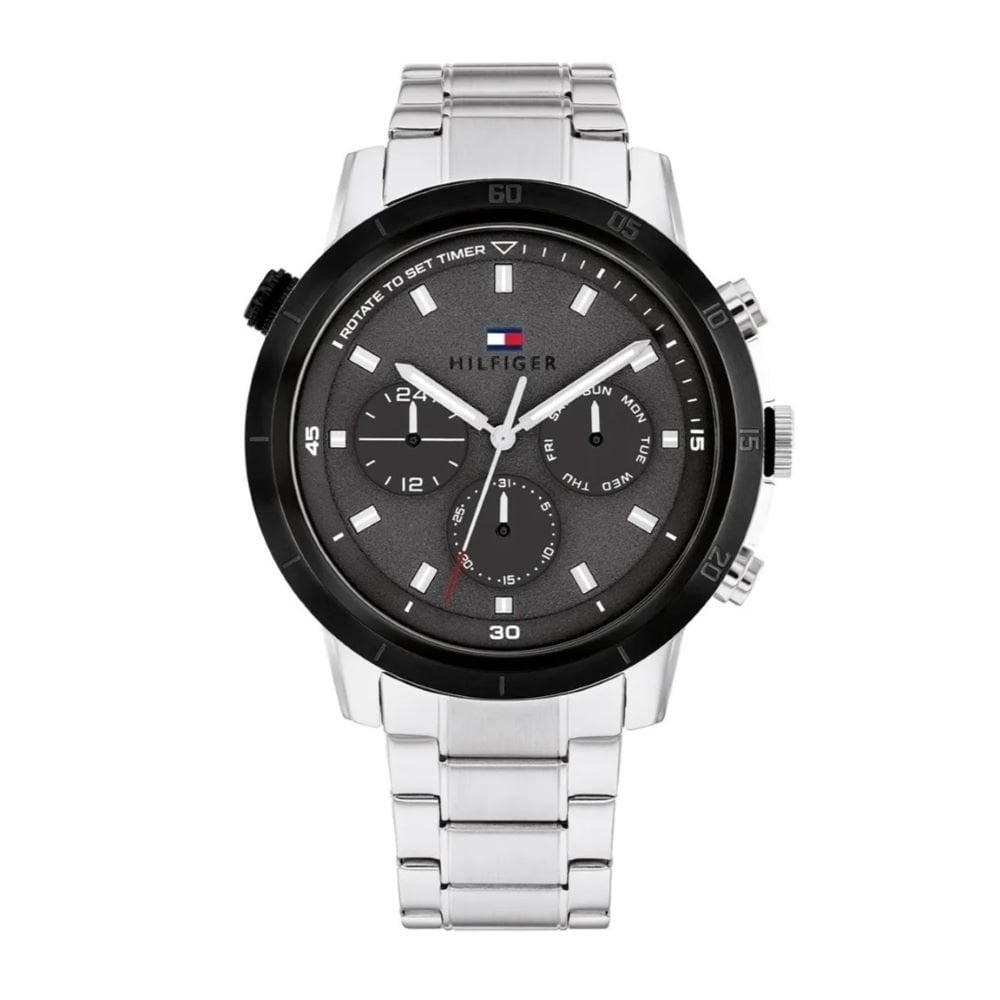 Tommy Hilfiger Mens Troy Chronograph Steel Watch 