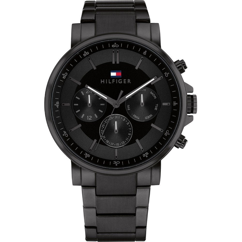 Tommy Hilfiger Mens Tyson Ionised Steel Watch 