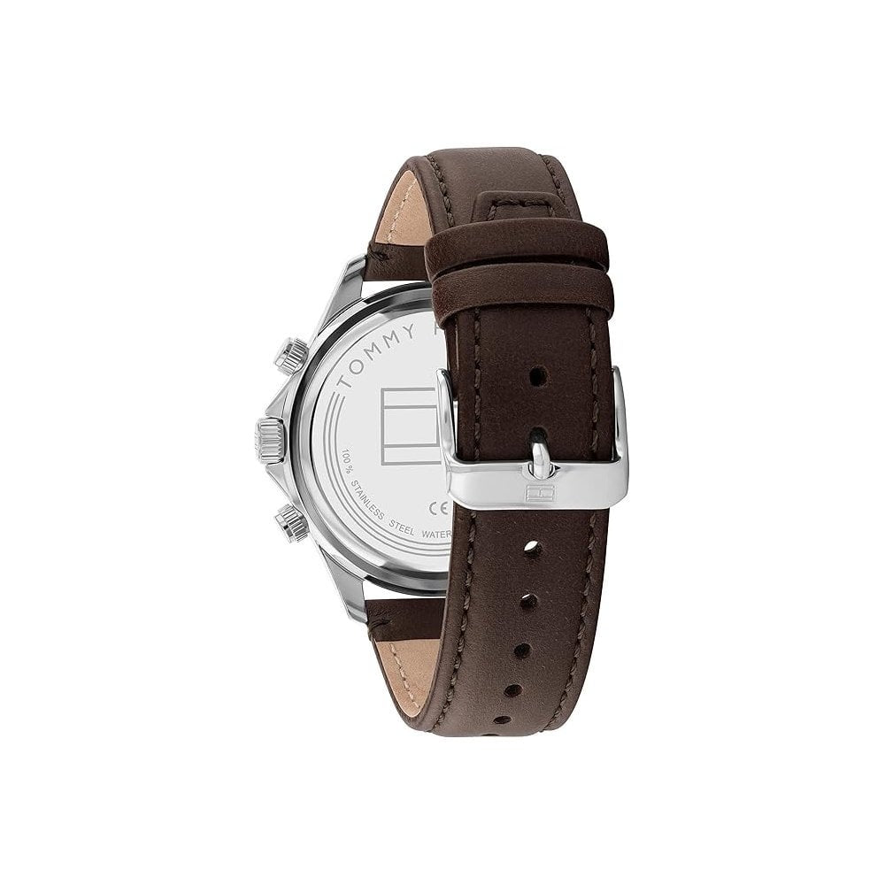 Tommy Hilfiger Miles Brown Leather Watch