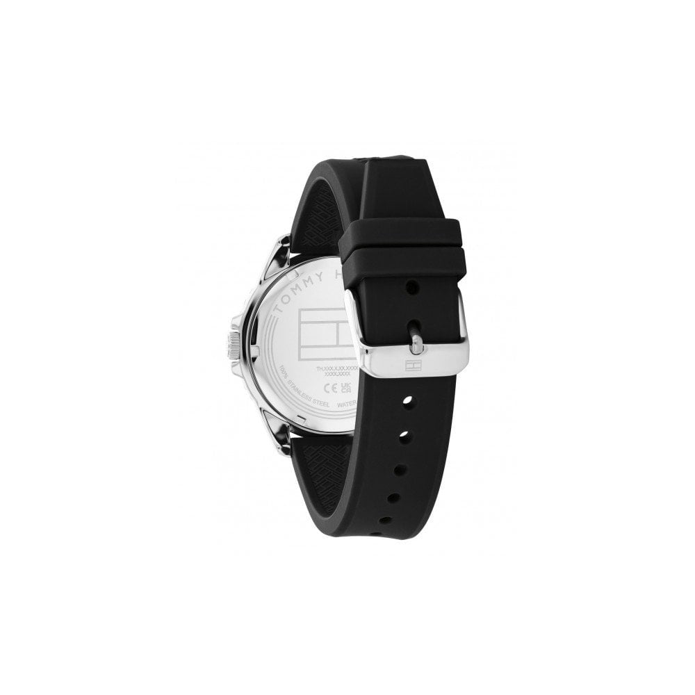 Tommy Hilfiger OCEANIC Black Silicone Gents Watch