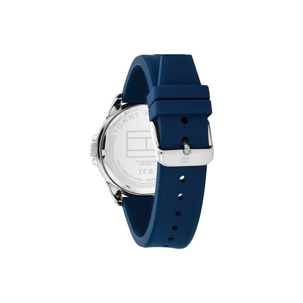 Tommy Hilfiger Oceanic Blue & Red Dial Silicone Gents Watch