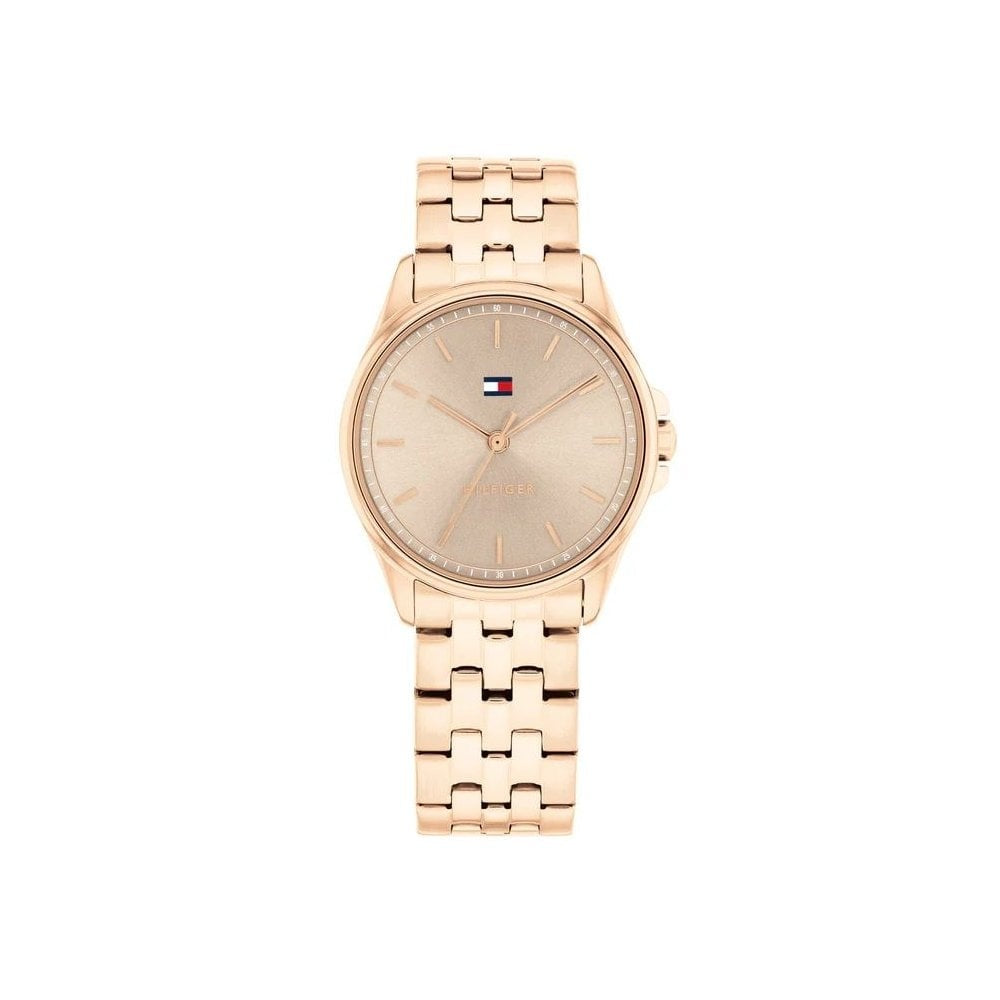 Tommy Hilfiger Rose Gold Taupe Dial Women's Stainless Steel Watch