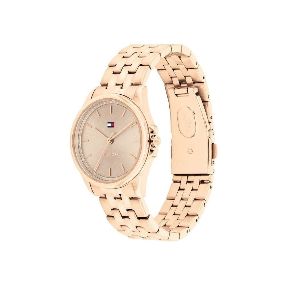 Tommy Hilfiger Rose Gold Taupe Dial Women's Stainless Steel Watch