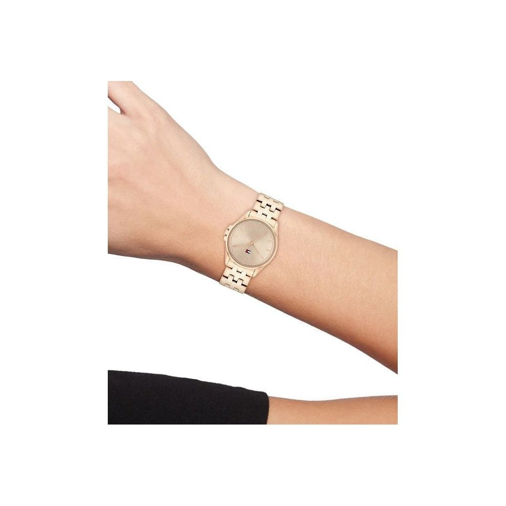Tommy Hilfiger Rose Gold Taupe Dial Women's Stainless Steel Watch