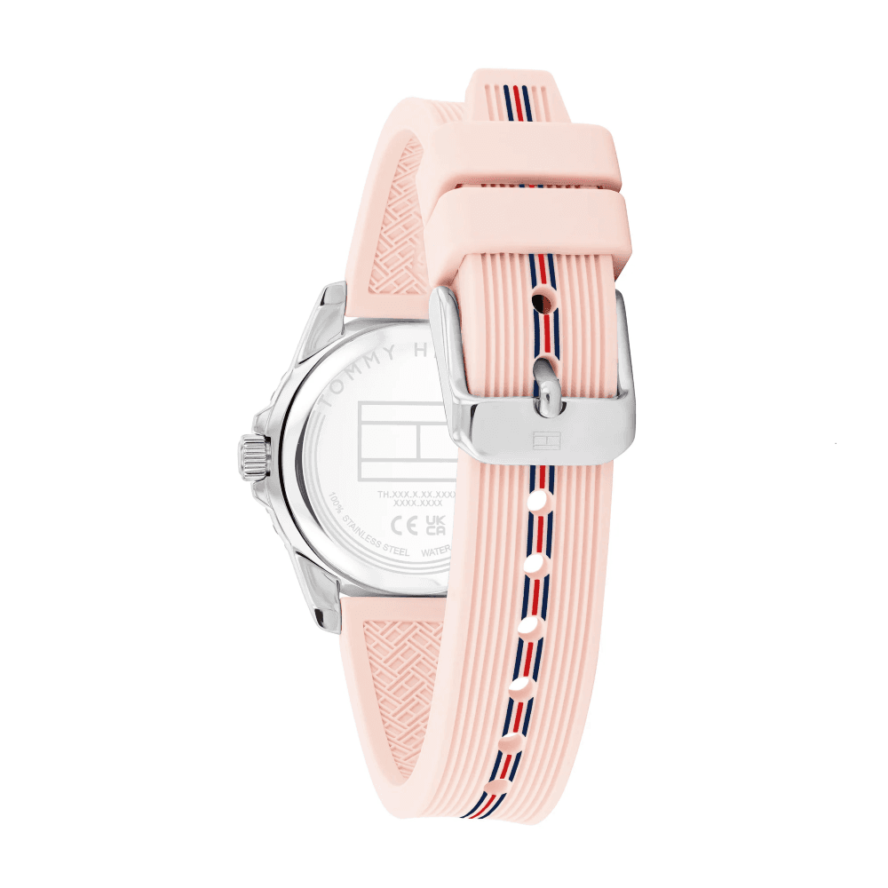 Tommy Hilfiger Silicone Blush Dial Girls Watch