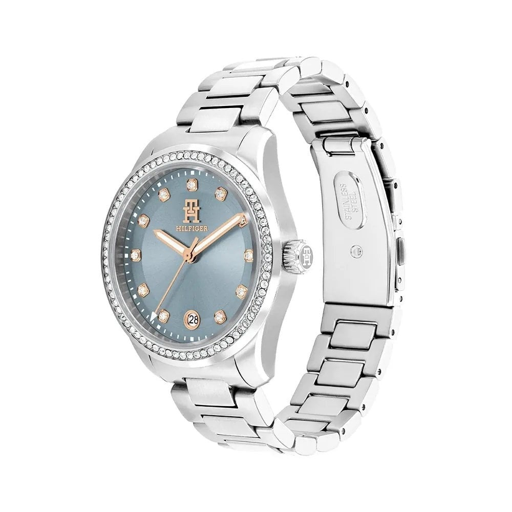 Tommy Hilfiger Sky, Blue Dial Ladies Stainless Steel Watch