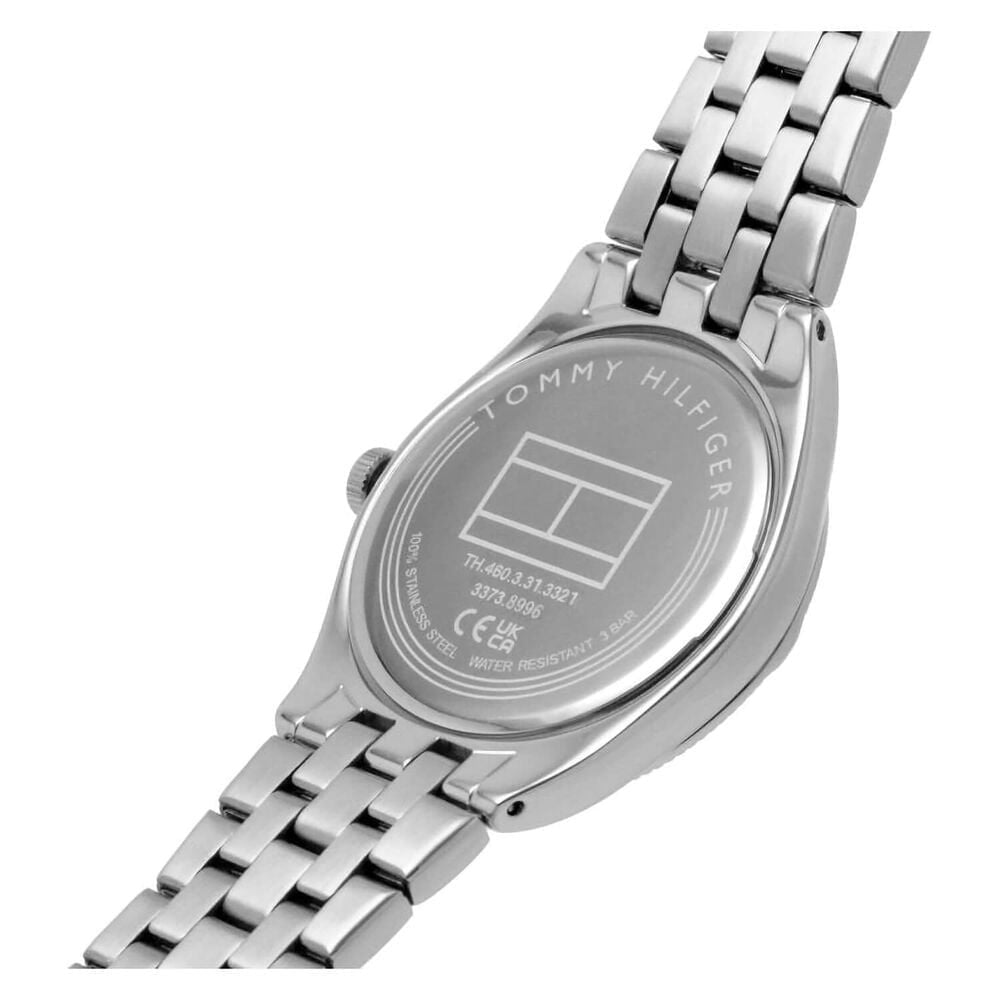 Tommy Hilfiger Women's Rachel Silver Dial Stainless Steel Bracelet Watch