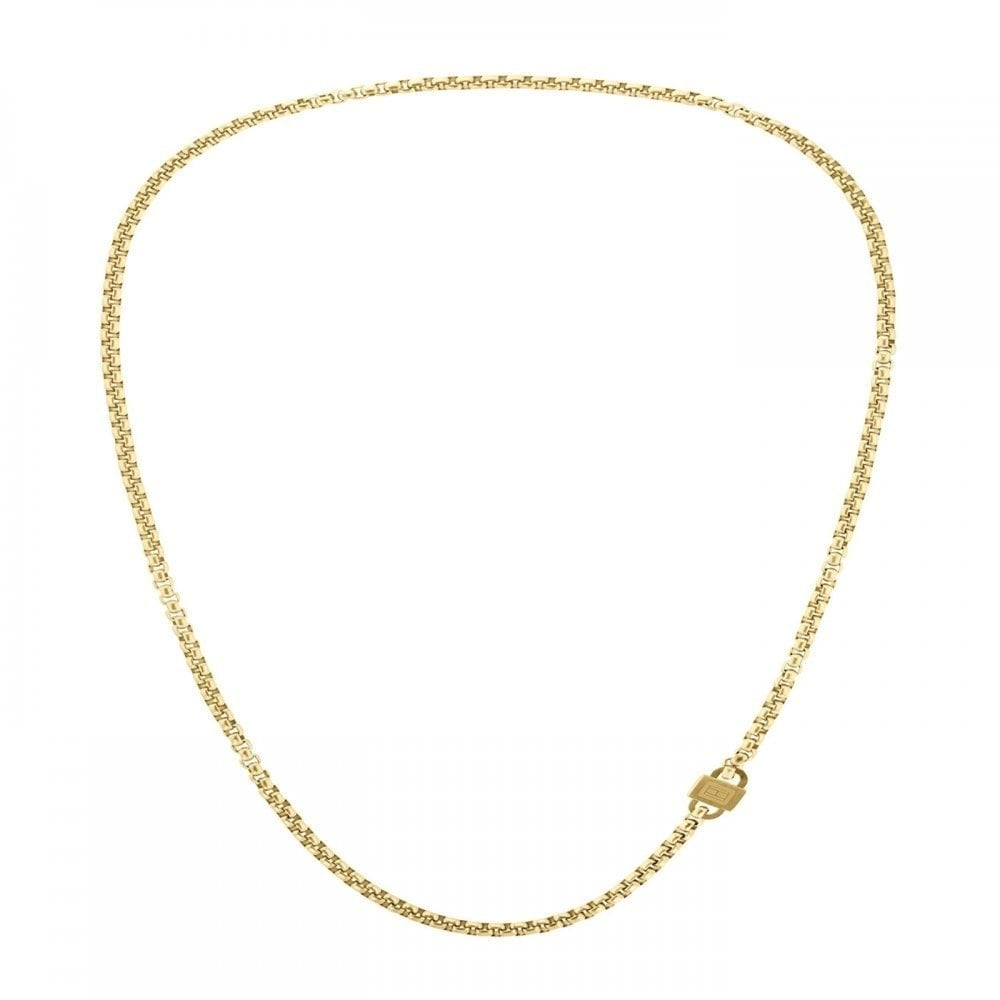 Tommy Hilfiger necklace - Stainless Steel Gold Plated