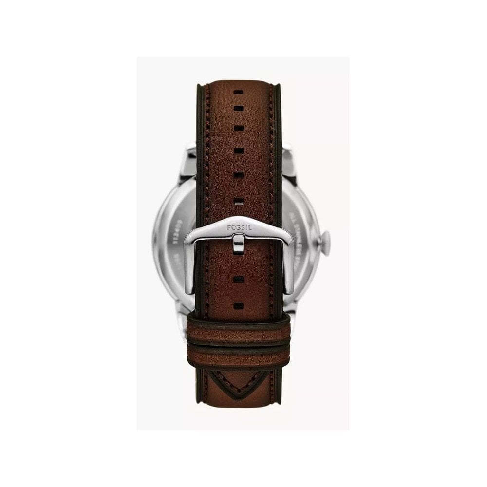 Townsman Automatic, Multifunction, Cream Dial, Gents Brown Leather Watch