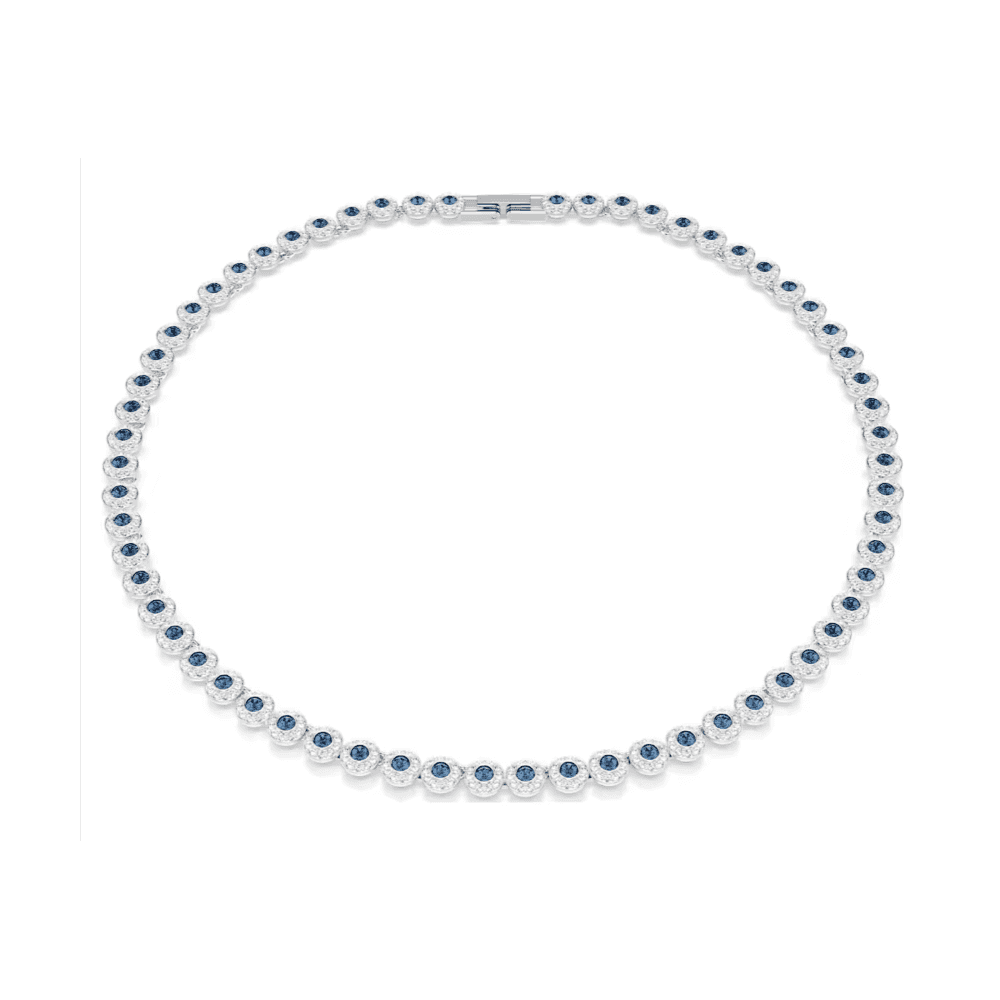 UNA BLUE ANGELIC TENNIS NECKLACE