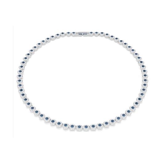 UNA BLUE ANGELIC TENNIS NECKLACE
