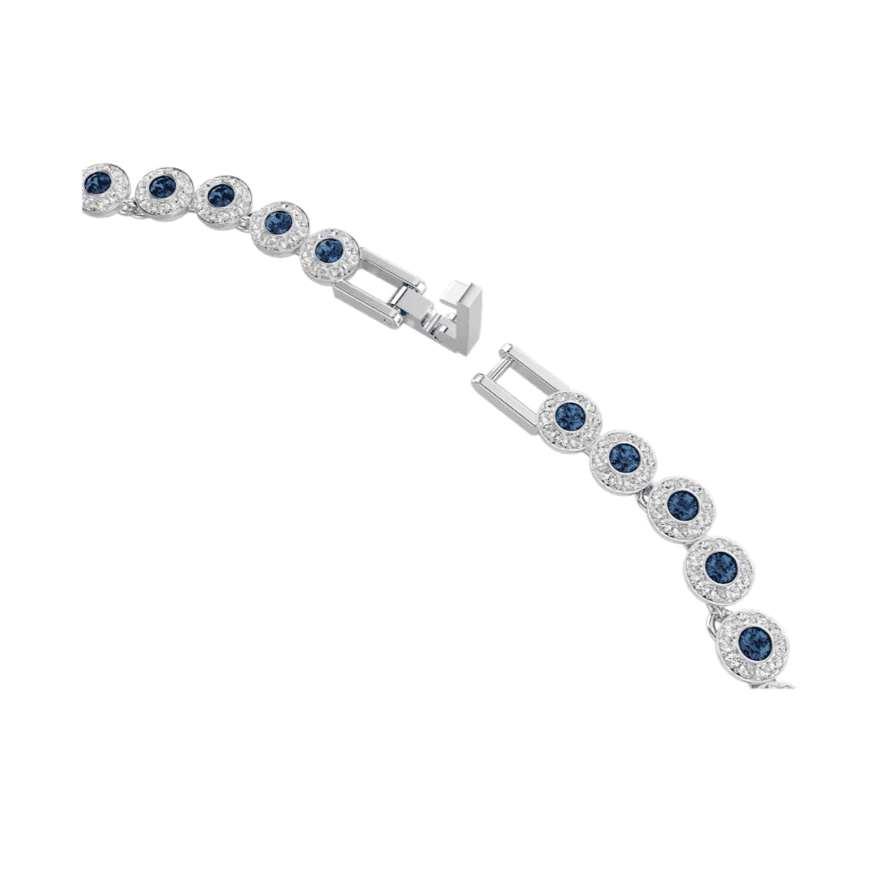 UNA BLUE ANGELIC TENNIS NECKLACE