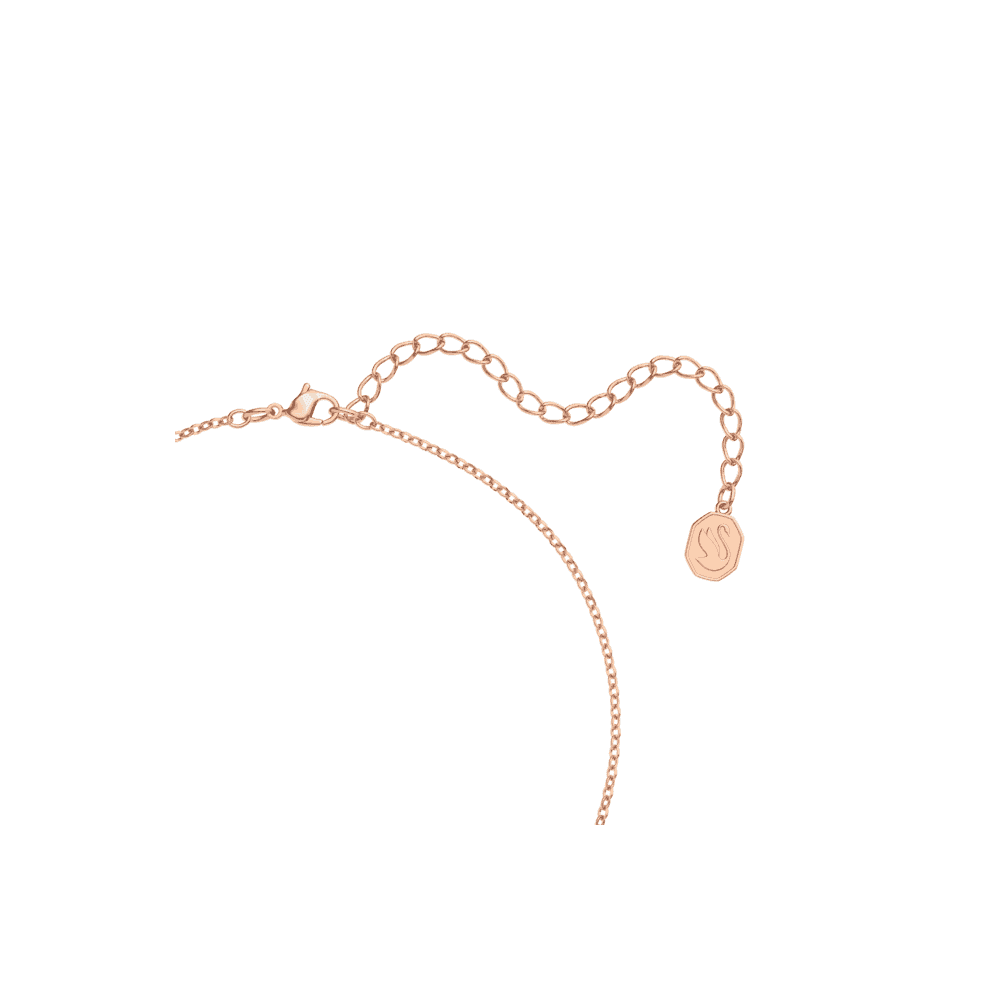 Una set, Octagon cut, Pink, Rose gold-tone plated