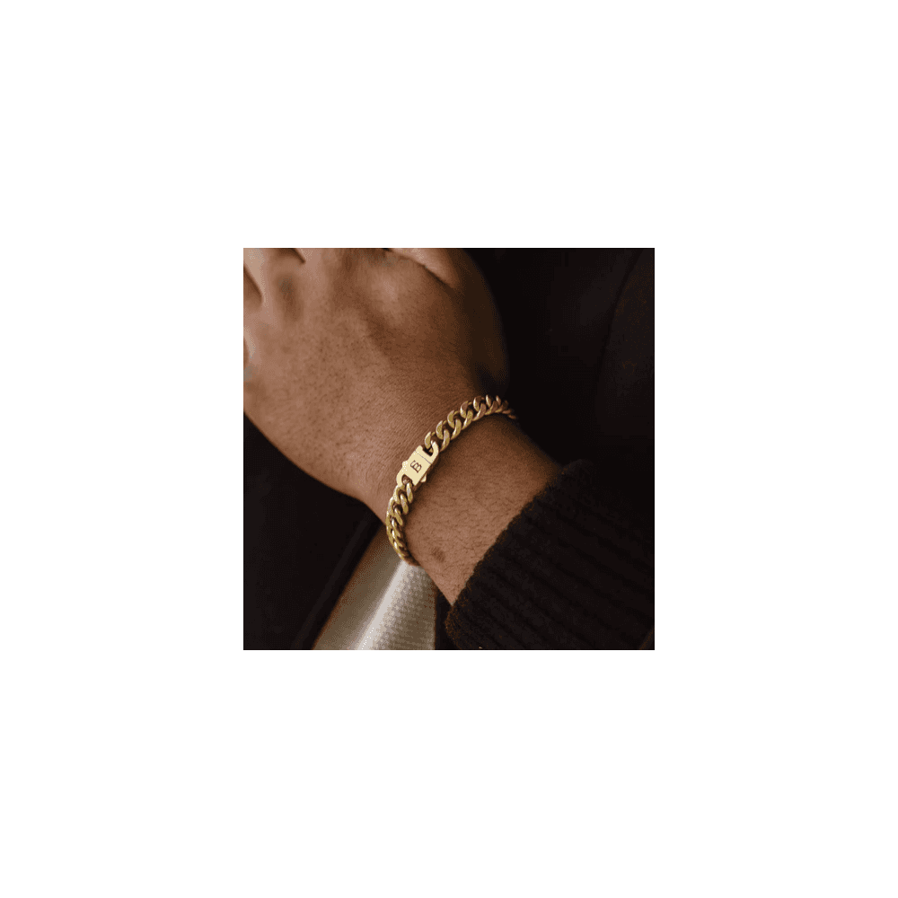 VALENCE VIC GOLD STEEL BRACELET