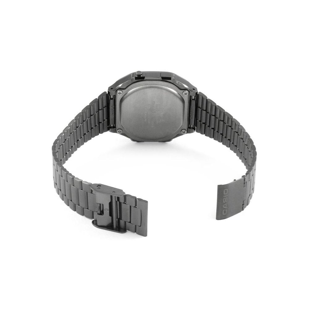 VINTAGE DARK STEEL DIGITAL UNISEX BRACELET WATCH