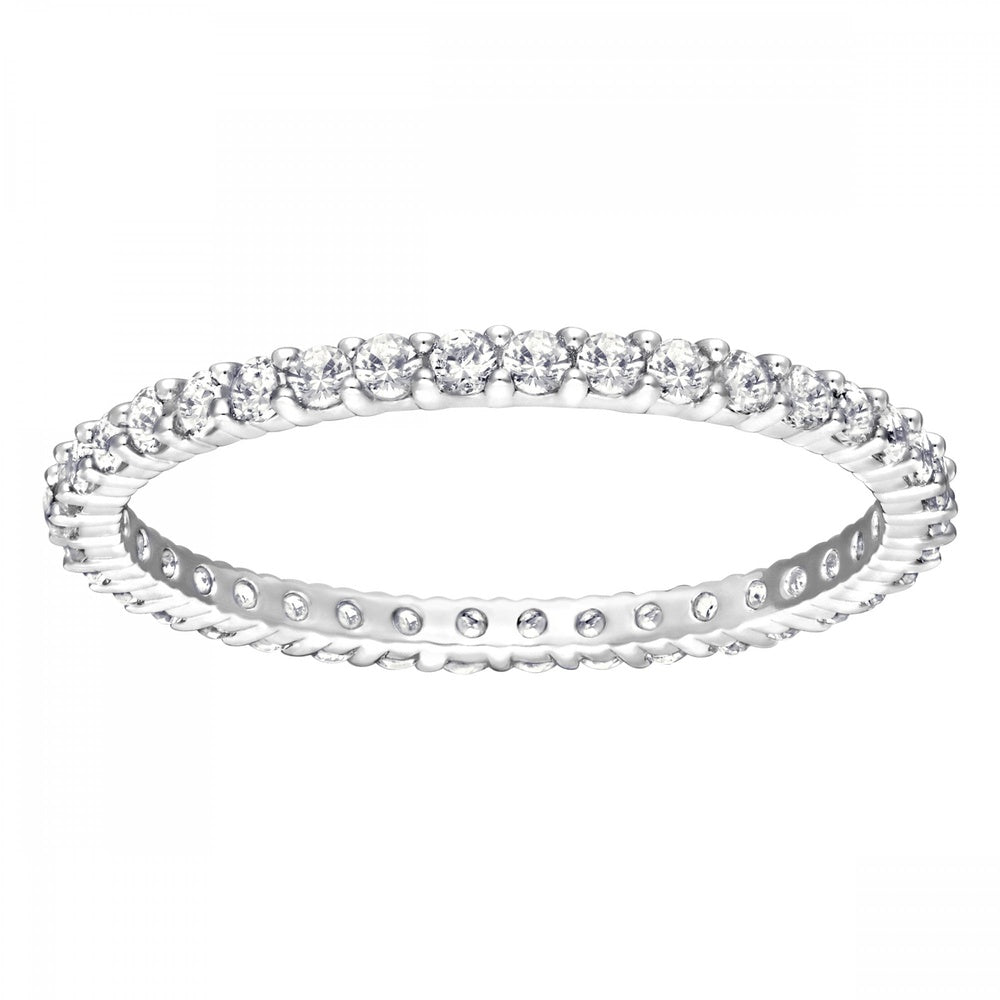 VITTORE RING, WHITE, RHODIUM PLATING