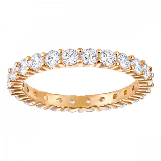 VITTORE XL ROSE GOLD PLATED ETERNITY RING