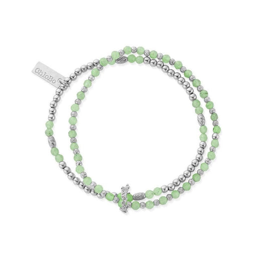 WISTERIA AVENTURINE SET OF 2 BRACELETS