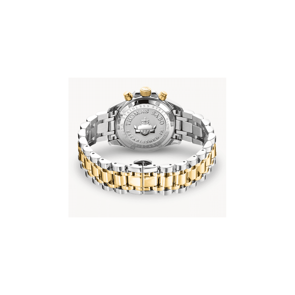 Watch Divine Chrono with dial in black yellow gold-coloured