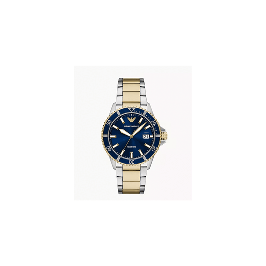 World Explorer Three-Hand Date Two-Tone Stainless Steel Watch