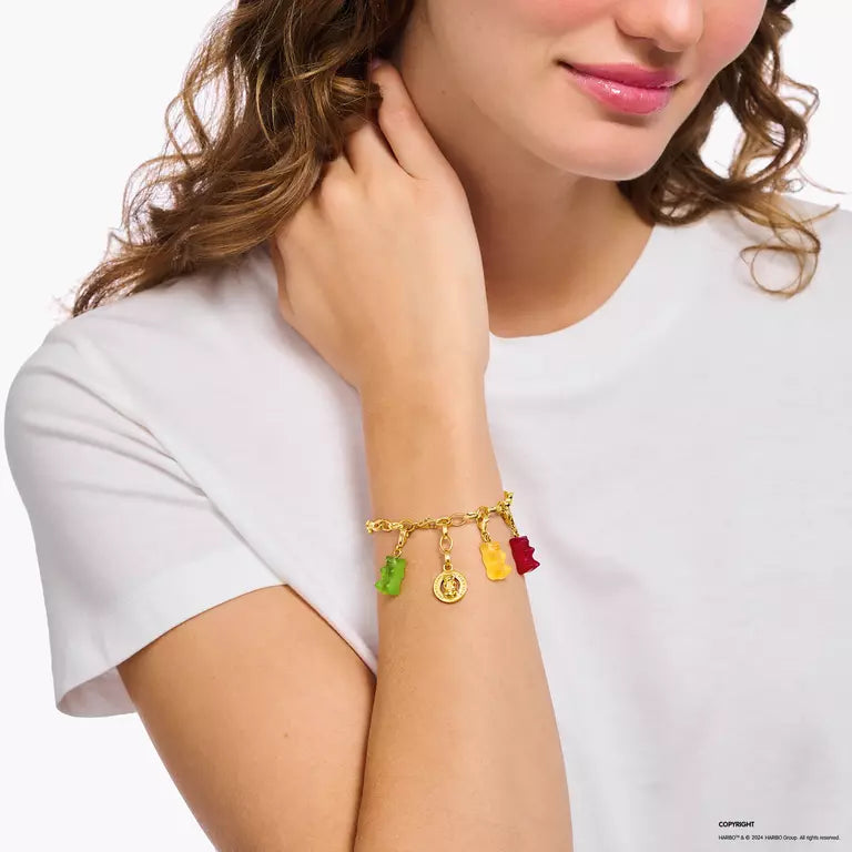 Thomas Sabo X Haribo 18ct Gold on Silver Charm Bracelet