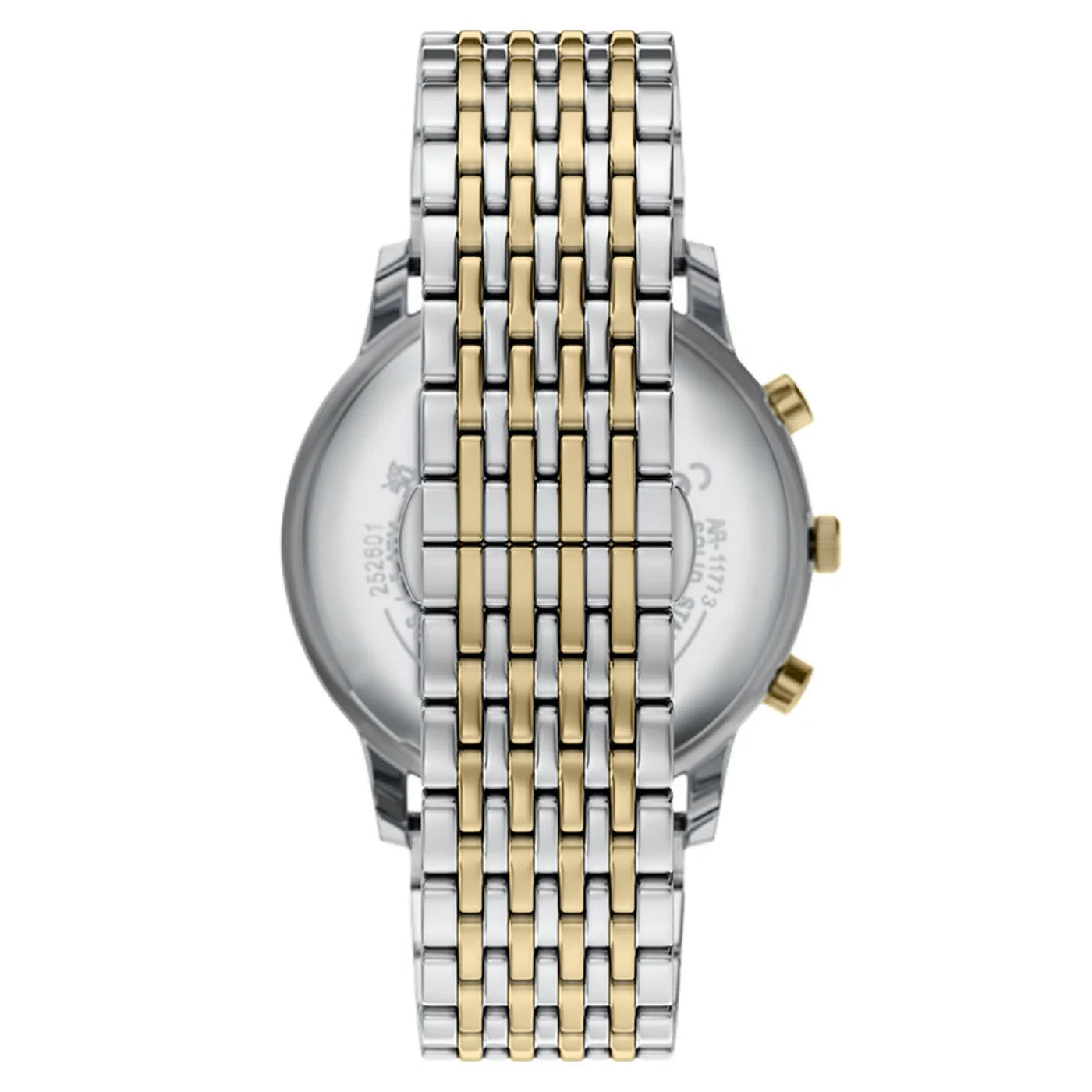 ARMANI GENTS TWO-TONED STAINLESS STEEL WATCH