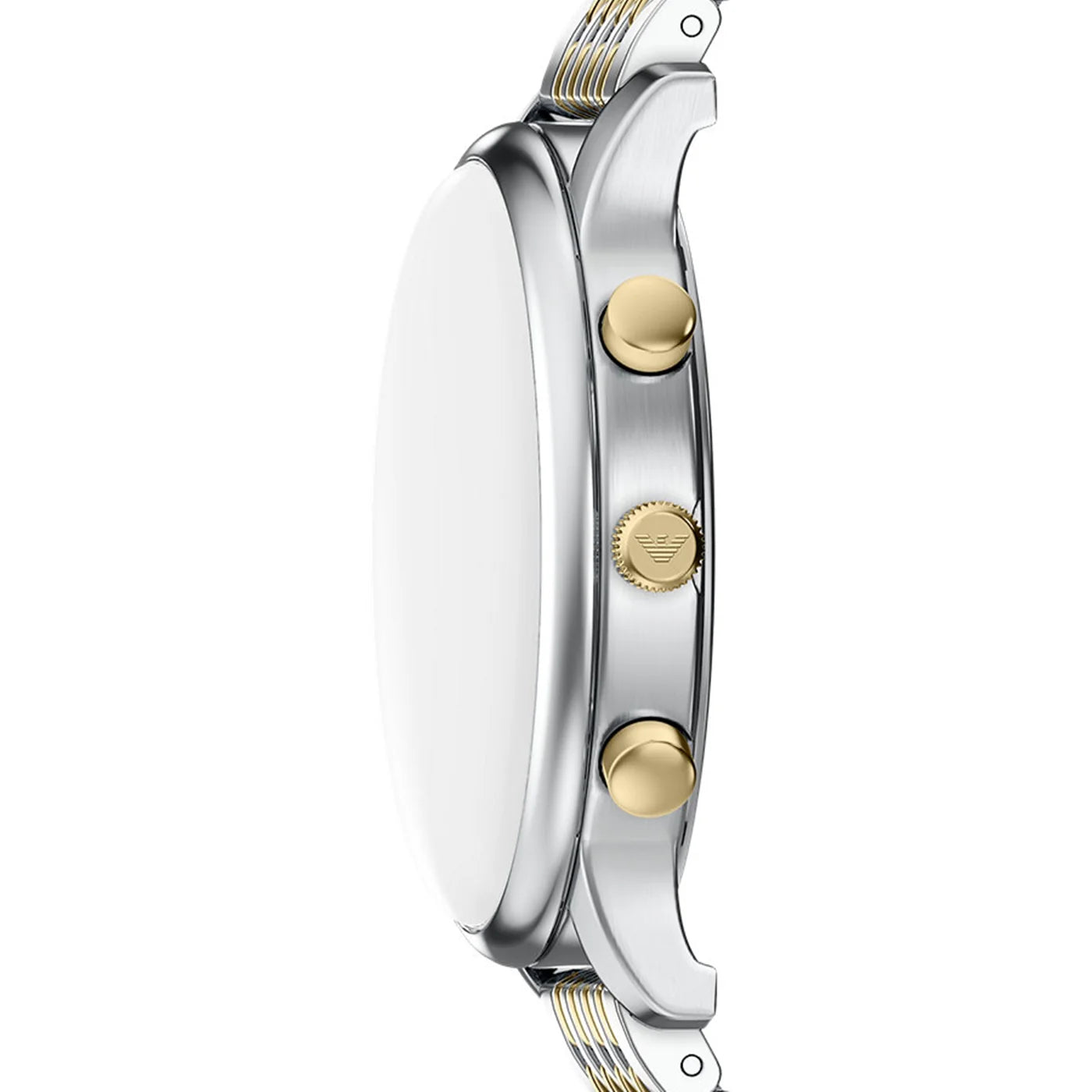 ARMANI GENTS TWO-TONED STAINLESS STEEL WATCH