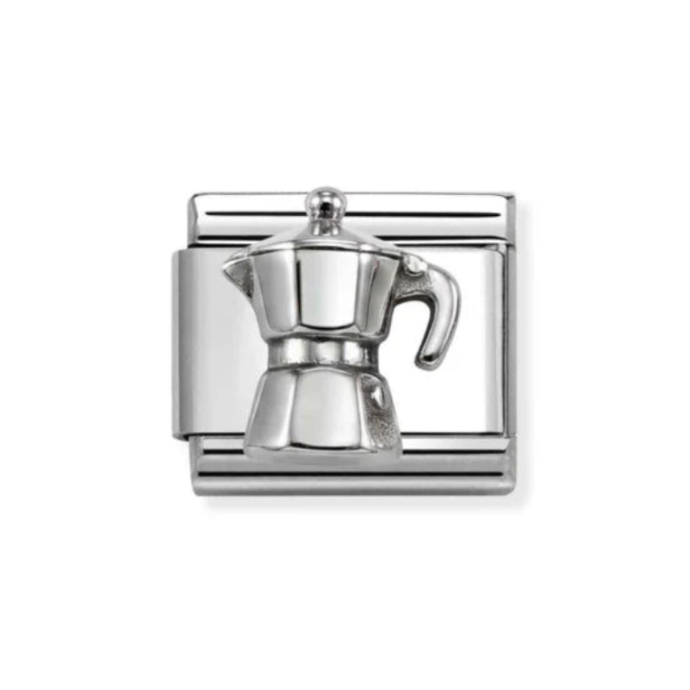 Silver Coffee Pot Nomination Charm