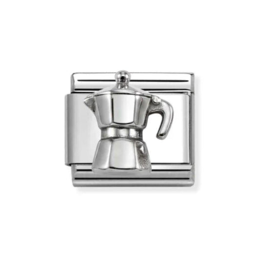 Silver Coffee Pot Nomination Charm