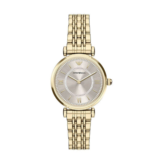 ARMANI LADIES GOLD STAINLESS STEEL WATCH