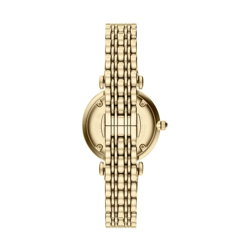 ARMANI LADIES GOLD STAINLESS STEEL WATCH