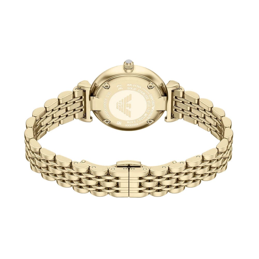 ARMANI LADIES GOLD STAINLESS STEEL WATCH