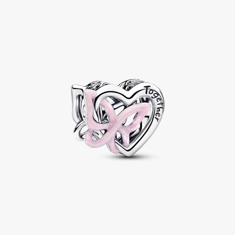Entwined Heart & Butterfly Pandora Charm