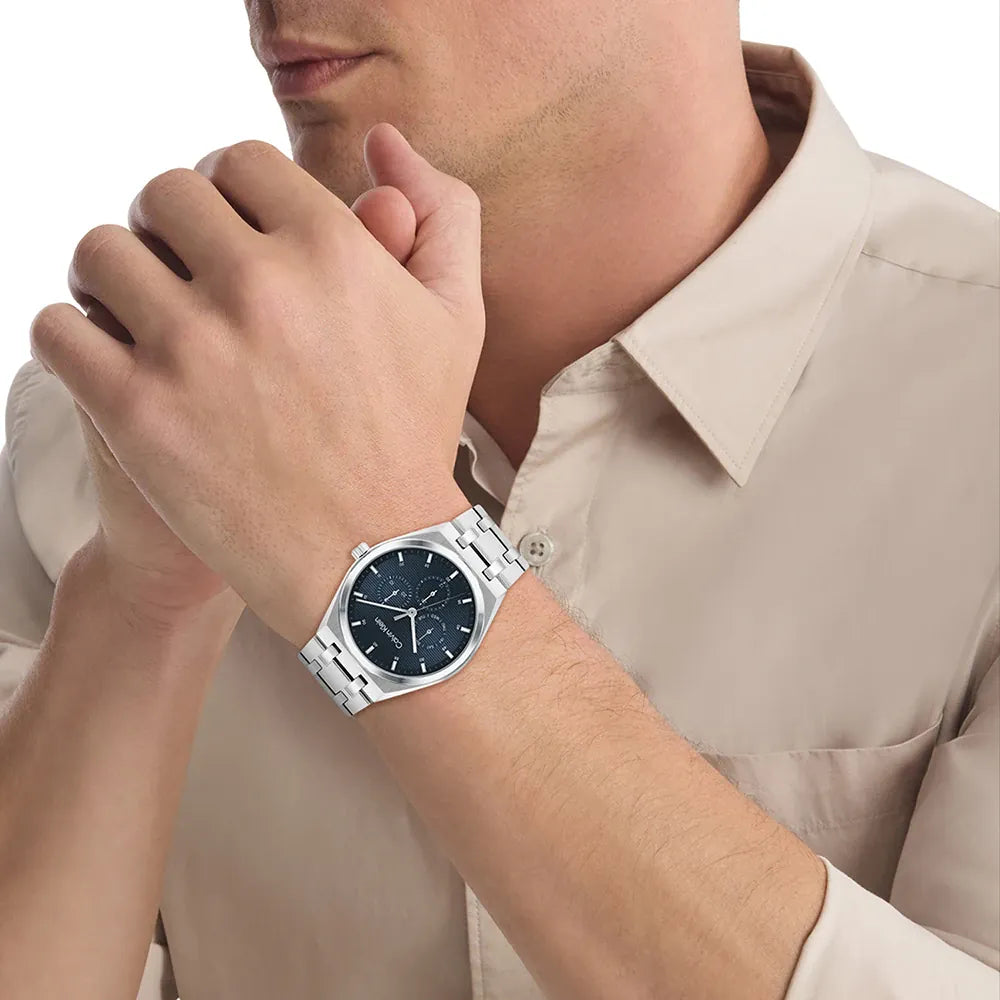 CALVIN KLEIN CHRONOGRAPH BLACK DIAL GENTS STAINLESS STEEL WATCH
