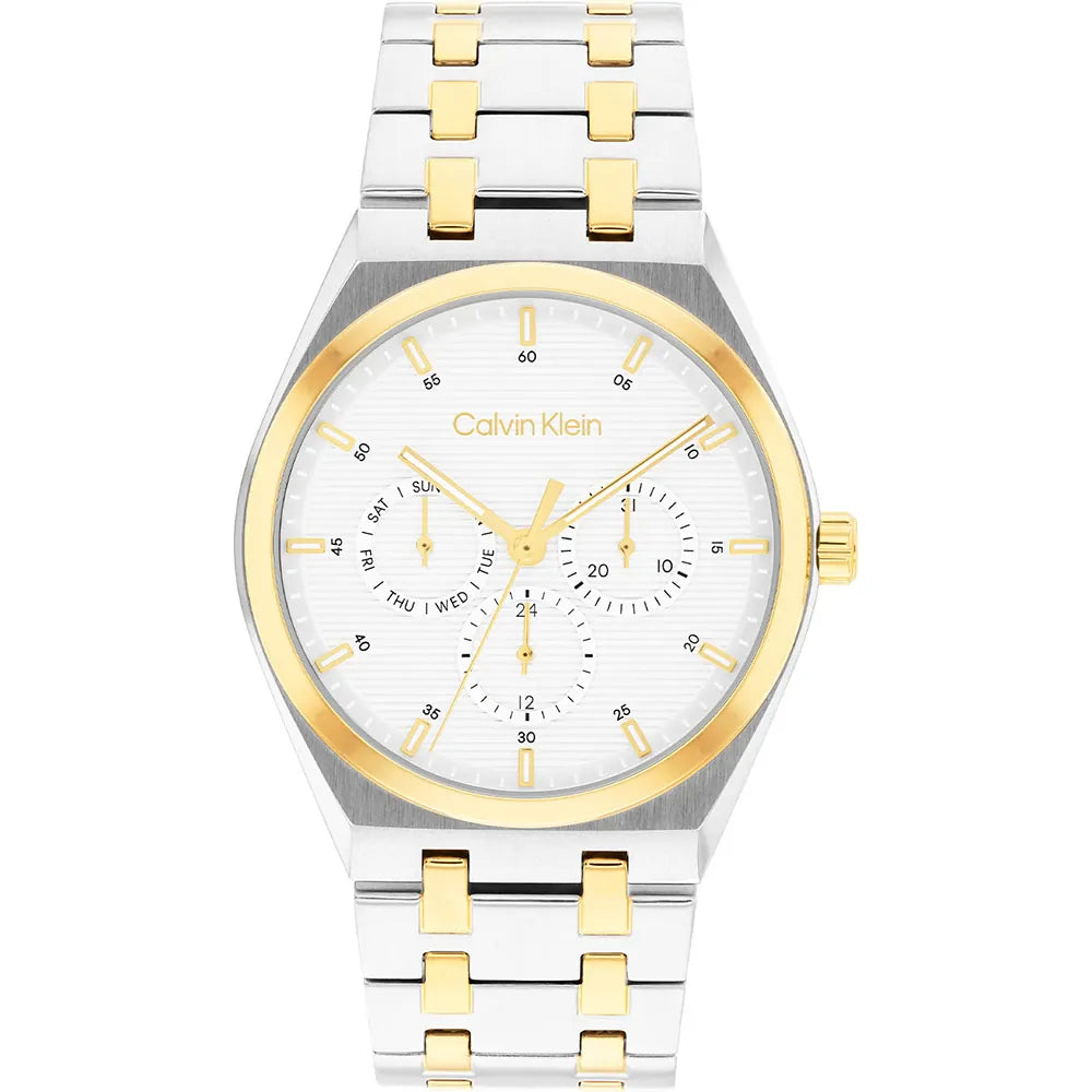 CALVIN KLEIN CHRONOGRAPH TWO-TONED GENTS WATCH