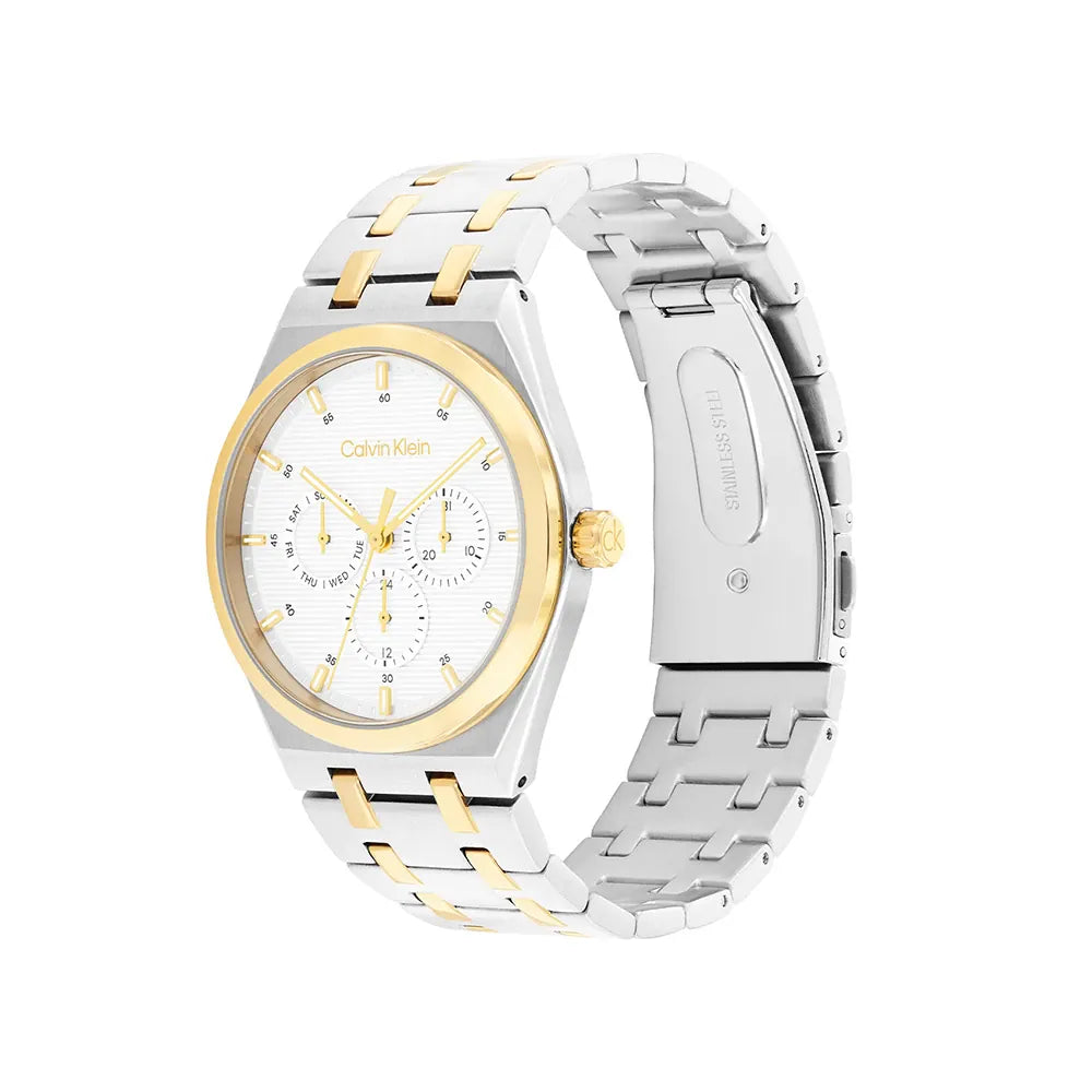 CALVIN KLEIN CHRONOGRAPH TWO-TONED GENTS WATCH