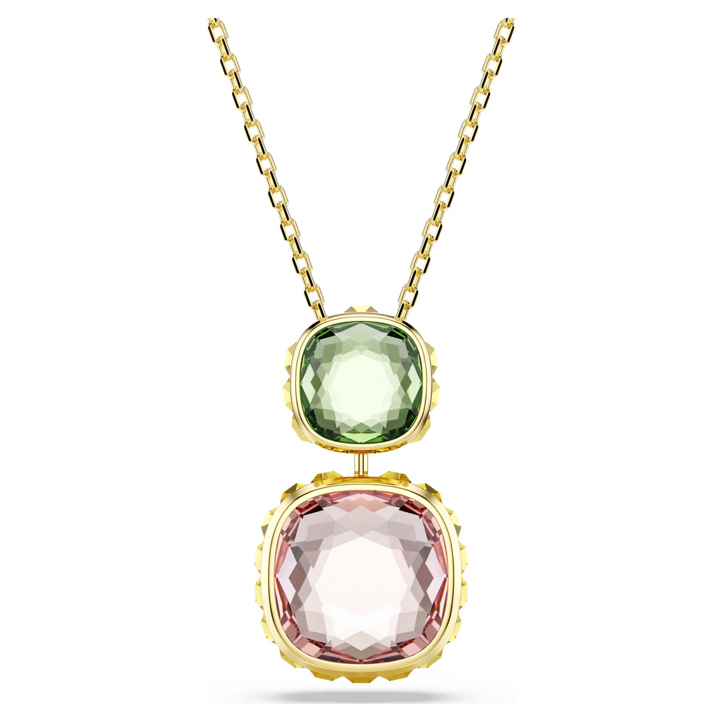 CHROMA CUSHION CUT MULTICOLOURED  PENDANT