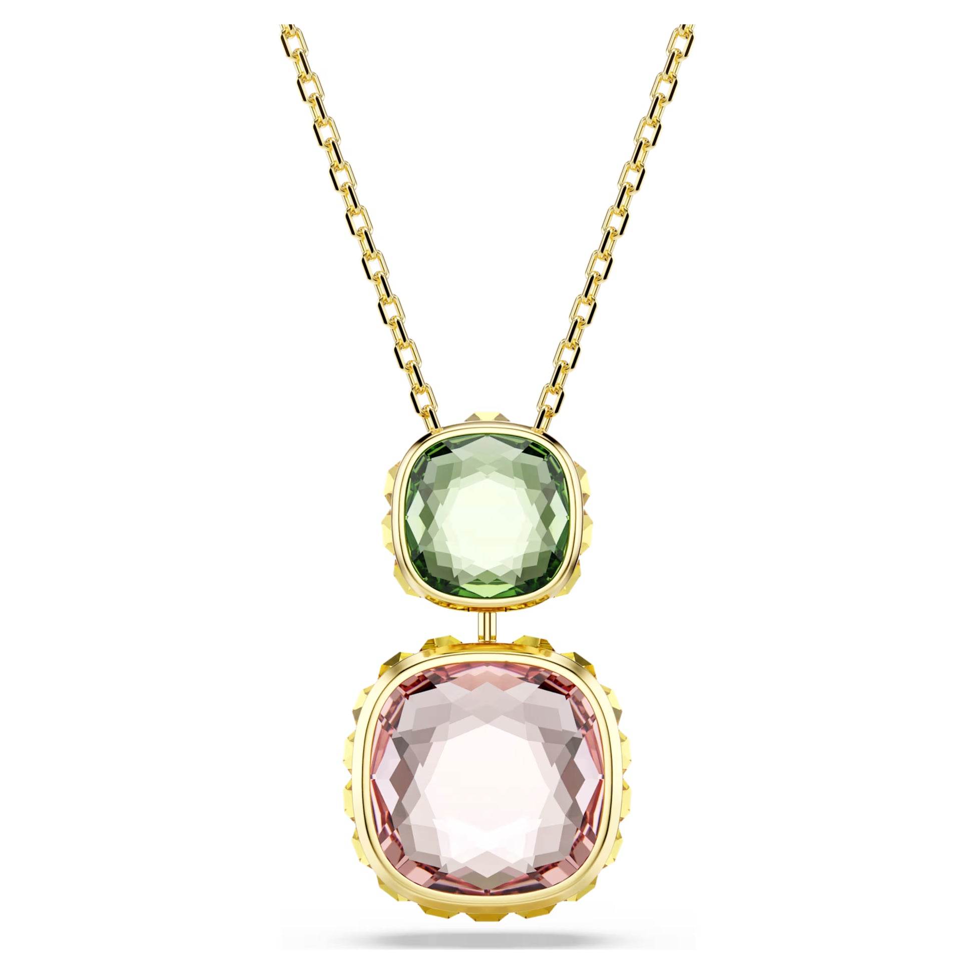 CHROMA CUSHION CUT MULTICOLOURED  PENDANT