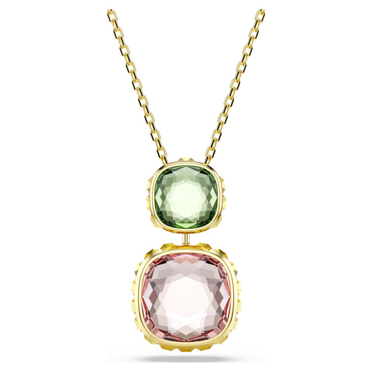 CHROMA CUSHION CUT MULTICOLOURED  PENDANT