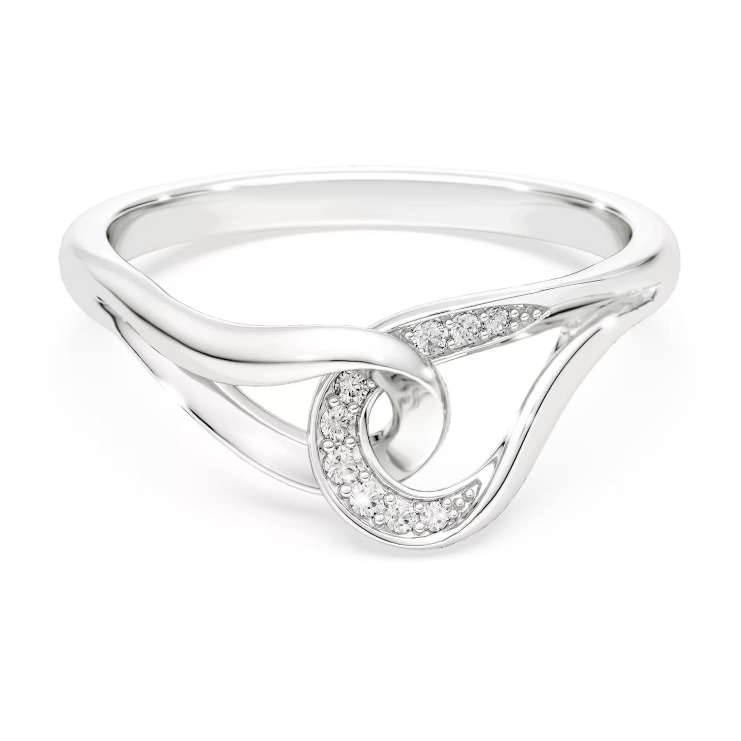 Classica Interlocking Swarovski Ring