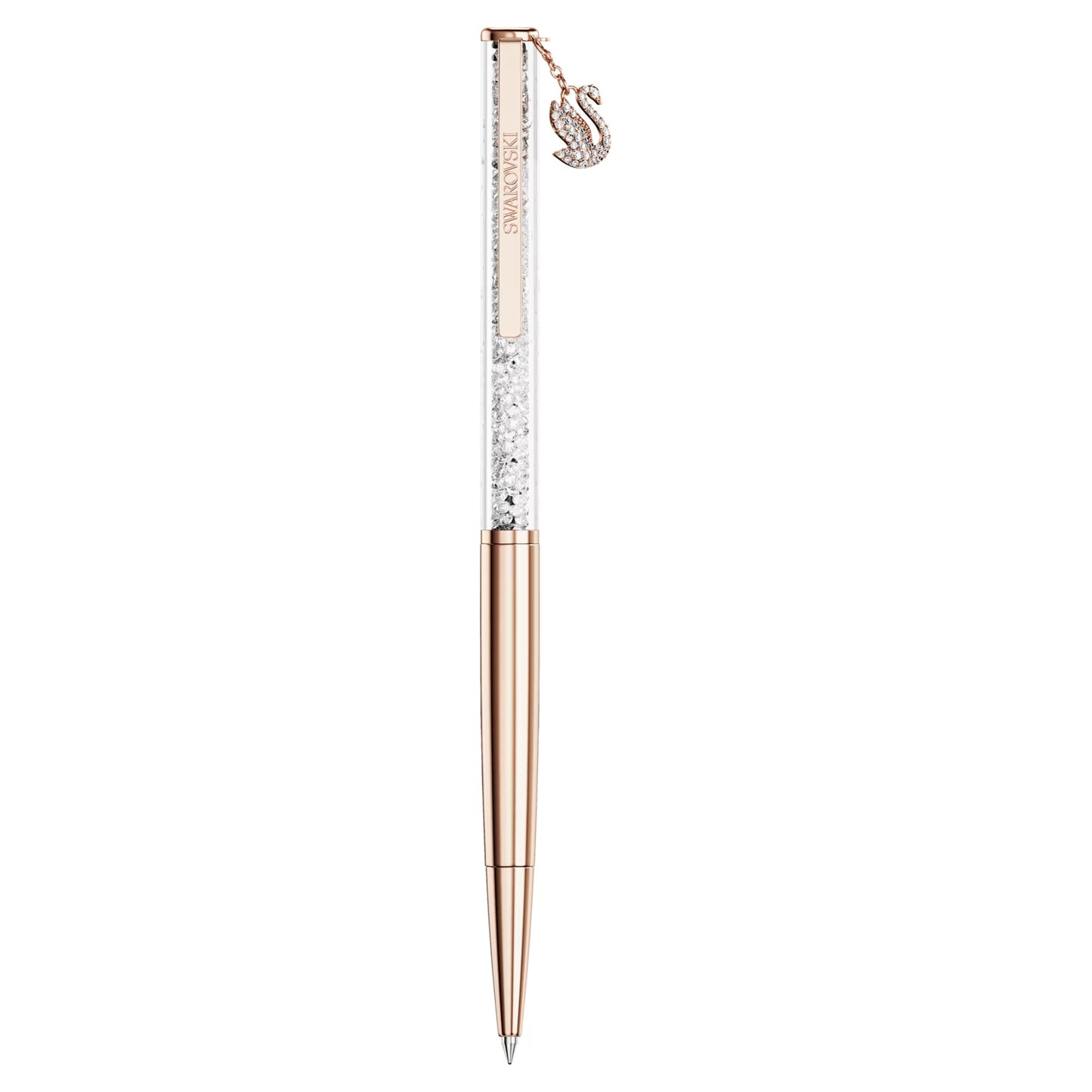 Swan Rosegold Crystalline Ballpoint Swarovski Pen
