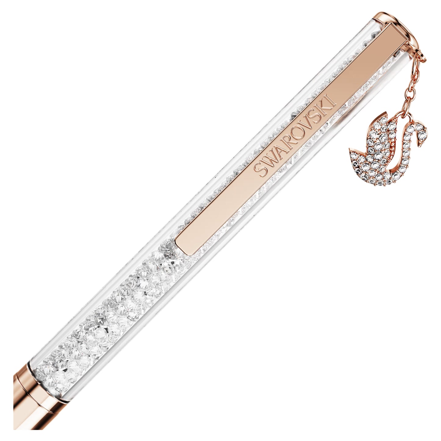 Swan Rosegold Crystalline Ballpoint Swarovski Pen