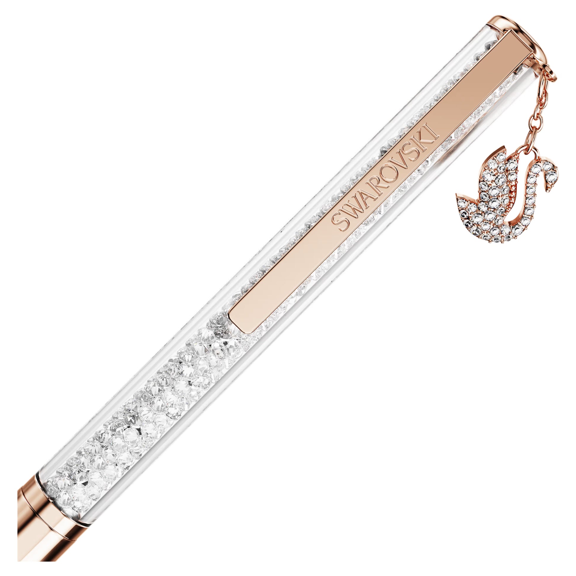 Swan Rosegold Crystalline Ballpoint Swarovski Pen